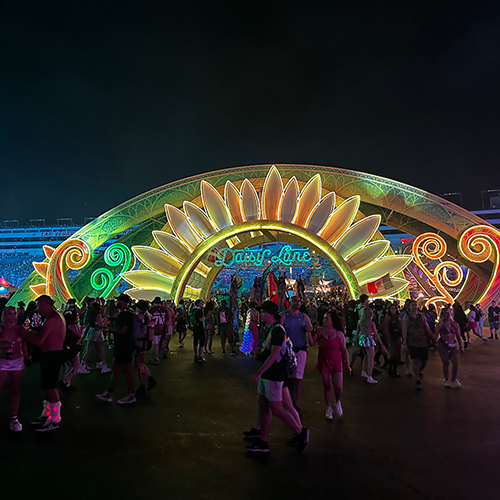 EDC Las Vegas Flower Arch