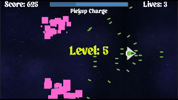 Cosmic Blasters gameplay gif