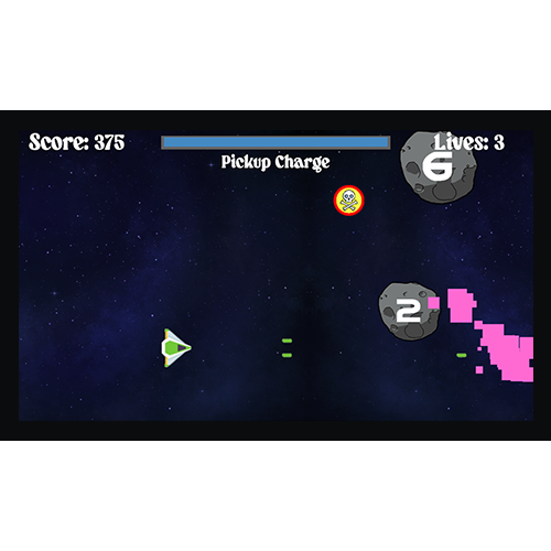 Screenshot of Cosmic Blasters 2D Game